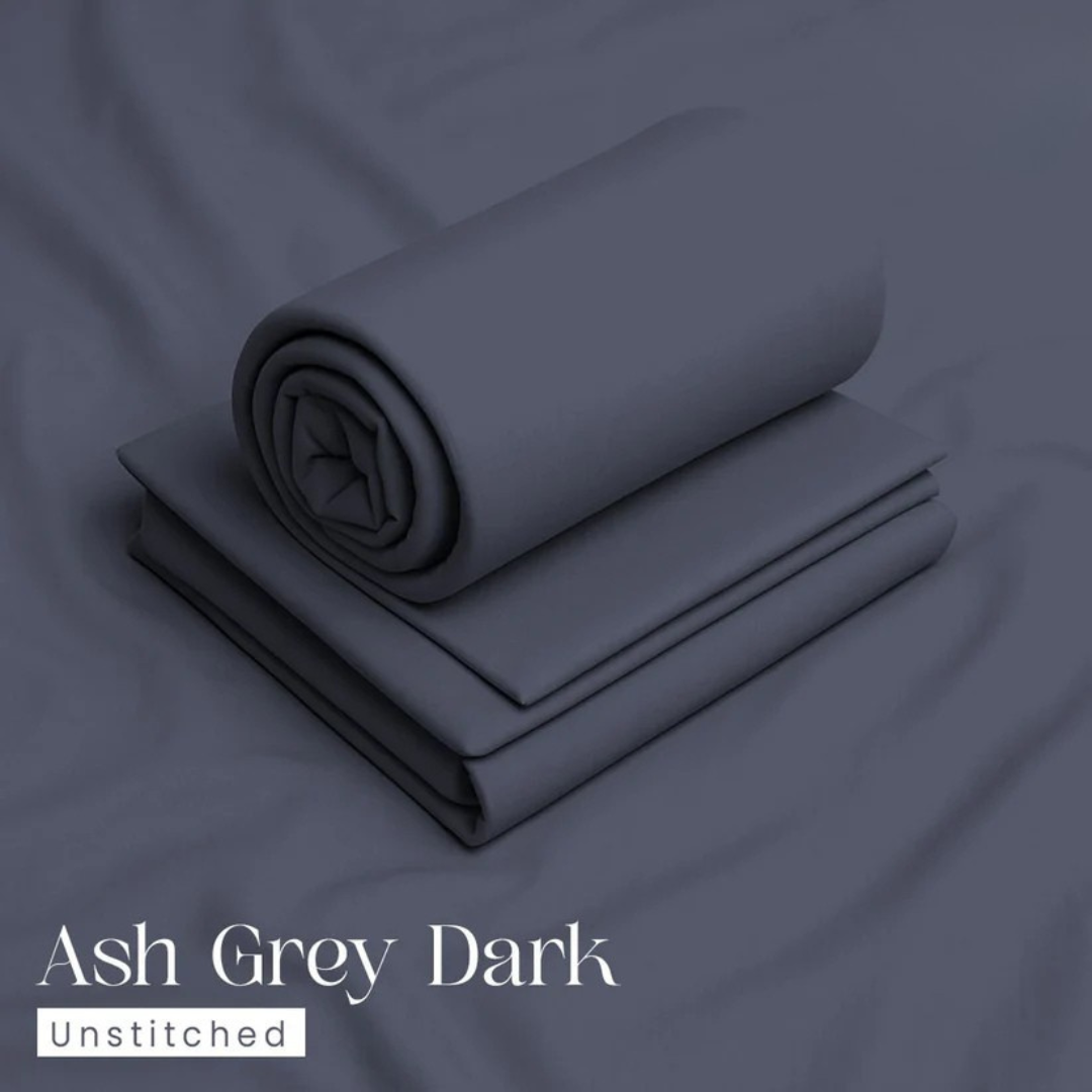 4 Meter Suits Wash & Wear Boski Ash Grey Dark