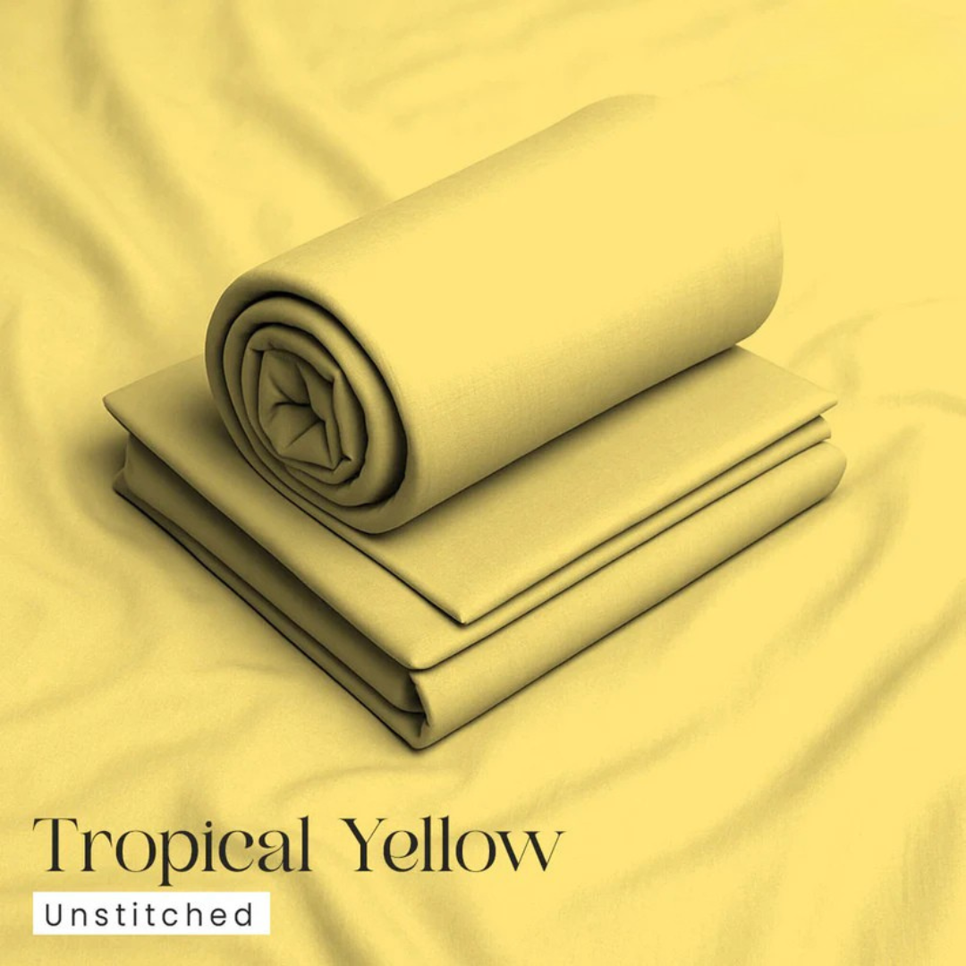 4 Meter Suits Wash & Wear Boski Tropical Yellow
