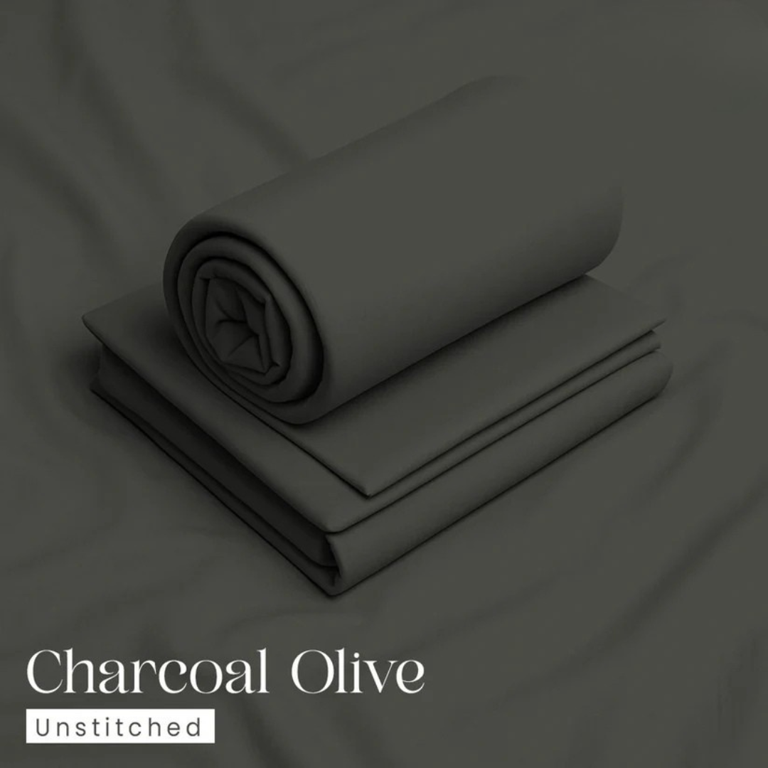 4 Meter Suits Wash & Wear Boski Charcoal Olive