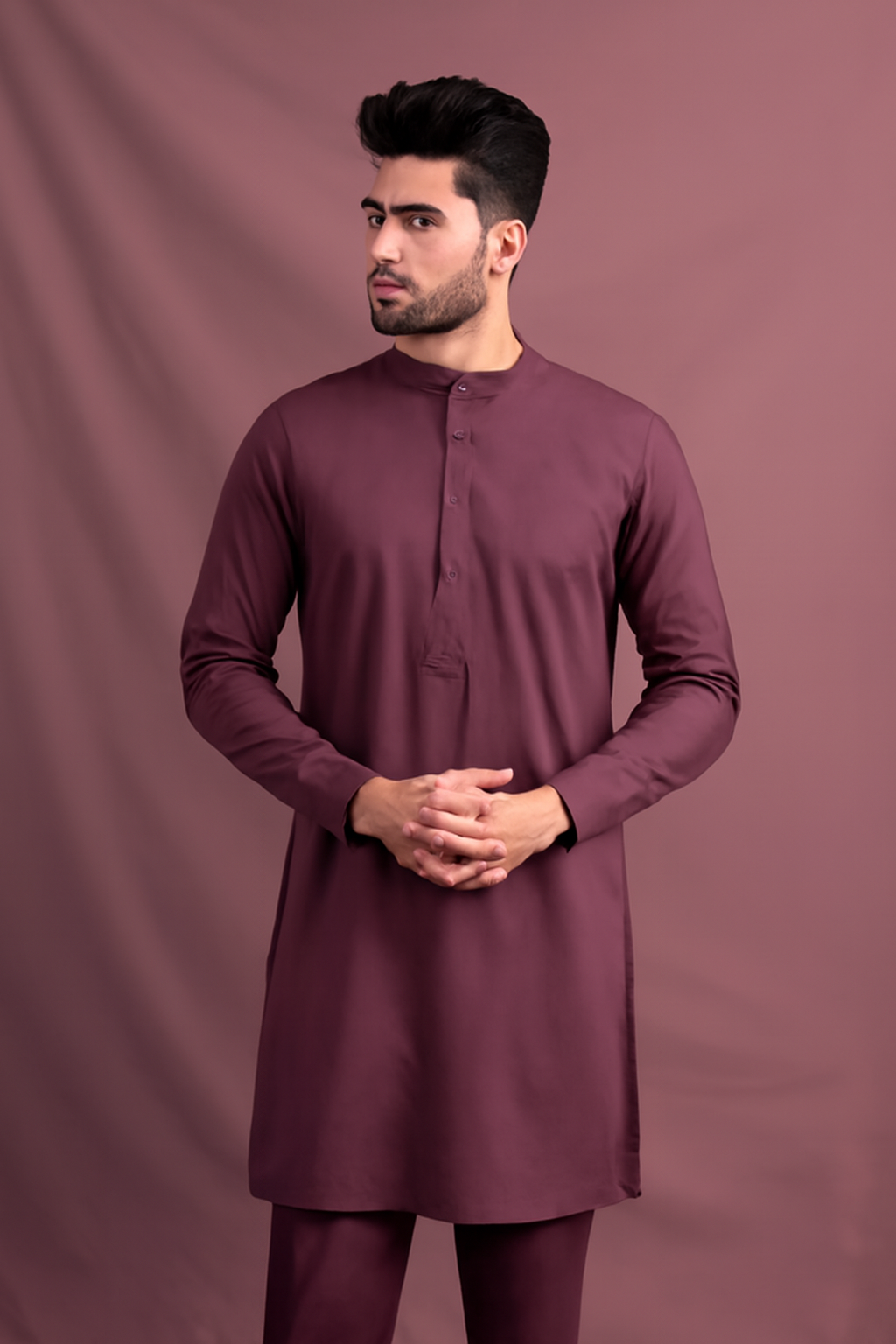 4 Meter Suits Wash & Wear Boski Plum