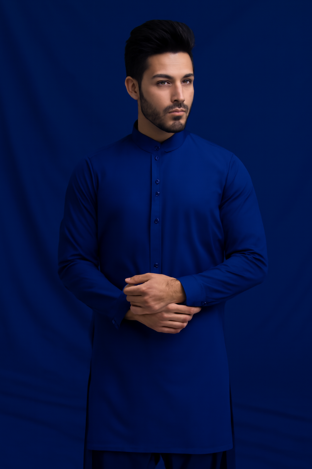 4 Meter Suits Wash & Wear Boski Royal Blue