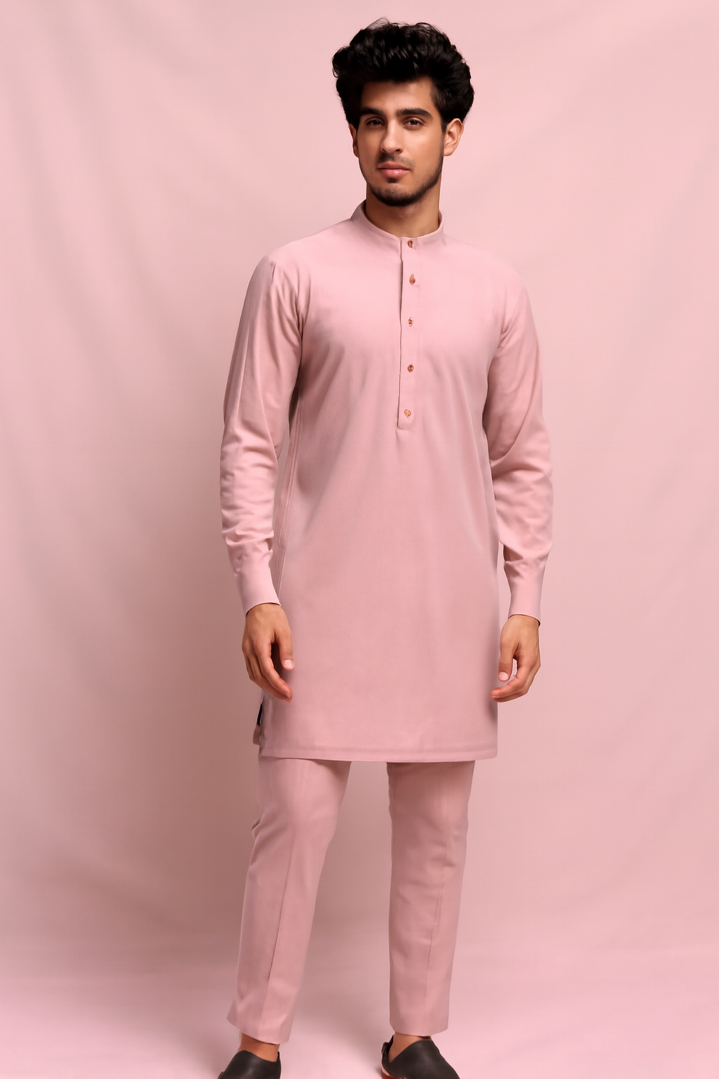 4 Meter Suits Wash & Wear Boski Spring Pink