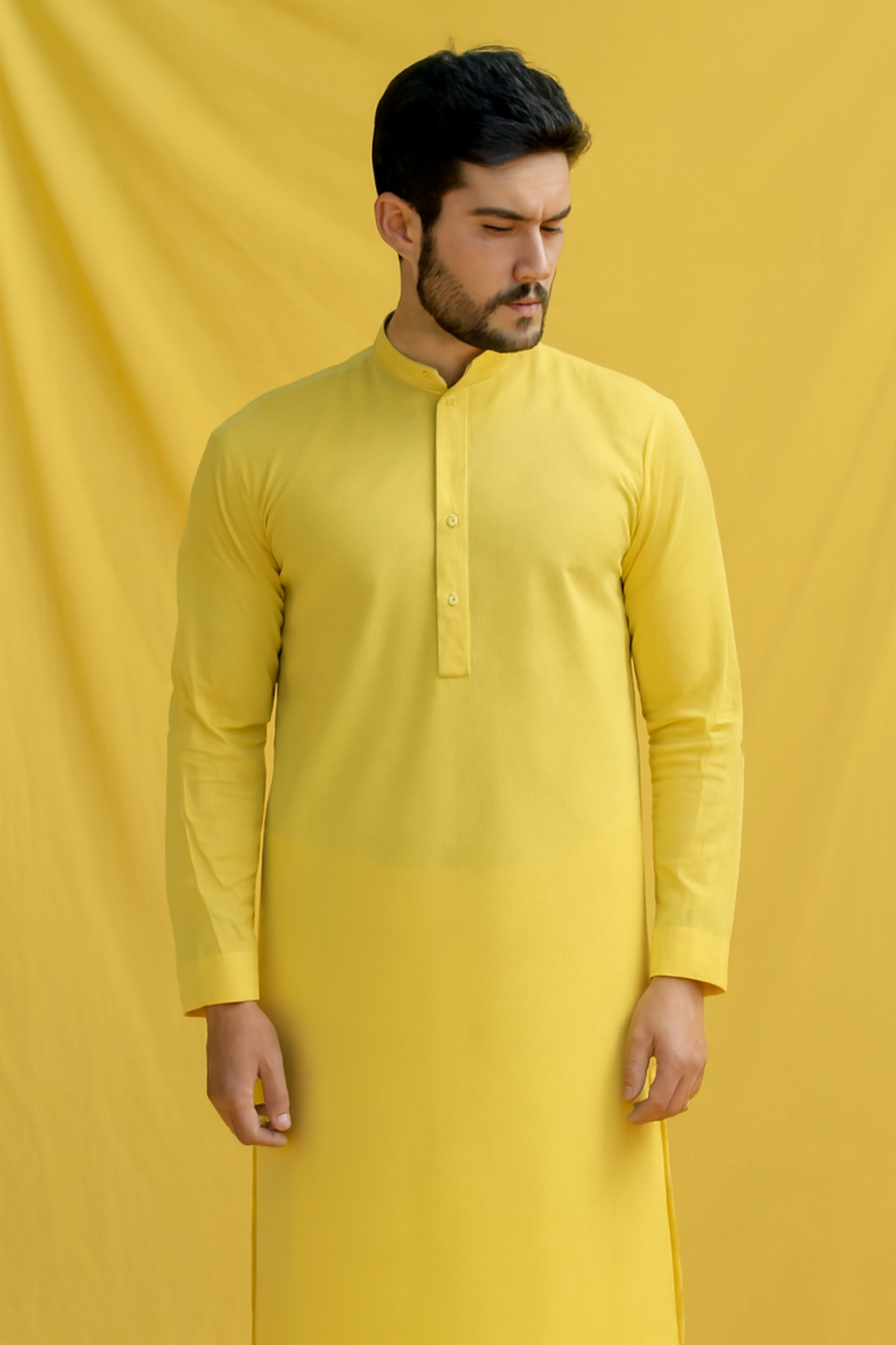 4 Meter Suits Wash & Wear Boski Tropical Yellow