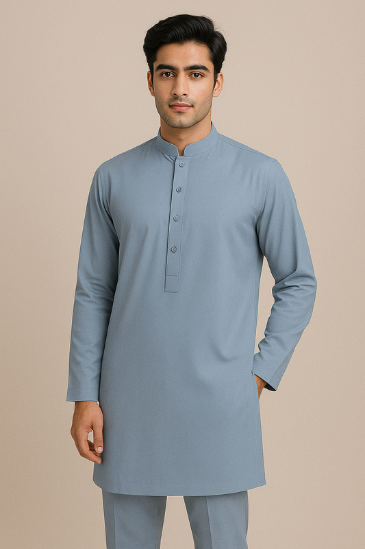 4 Meter Suits Wash & Wear Boski  Ash Light Grey