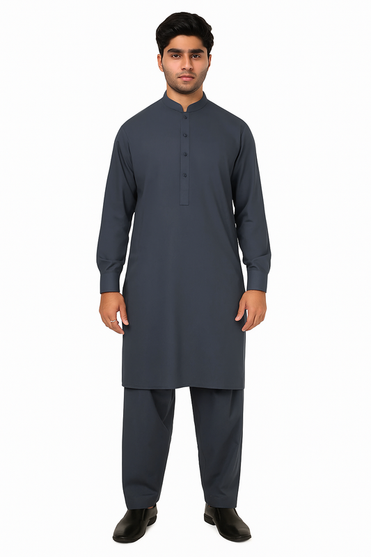 4 Meter Suits Wash & Wear Boski Charcoal Grey