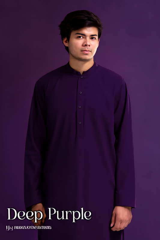 4 Meter Suits Wash & Wear Boski Deep Purple