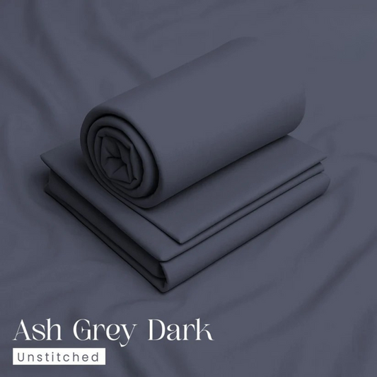 4 Meter Suits Wash & Wear Boski  Ash Grey Dark