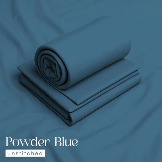 4 Meter Suits Wash & Wear Boski Powder Blue