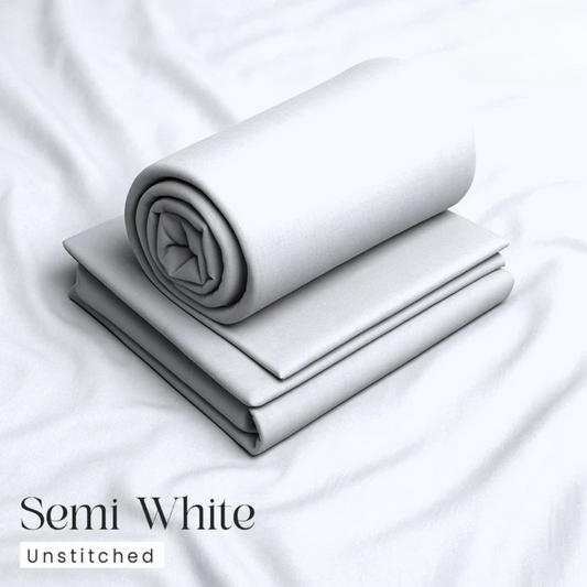 4 Meter Suits Wash & Wear Boski Semi White