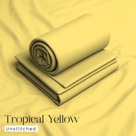 4 Meter Suits Wash & Wear Boski Tropical Yellow